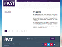 Tablet Screenshot of pat-professional.com